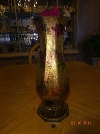 Another vintage vase with flowers