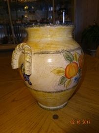 Antique hand-painted vase