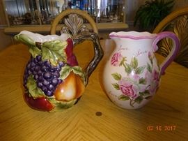 Hand-crafted and hand-painted small water/tea/etc...glass pours.