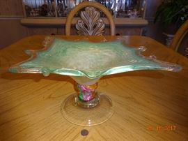 Handmade decorative glass piece