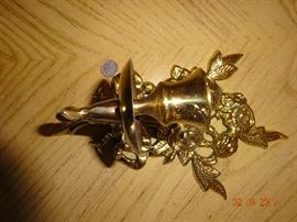 Vintage candle holder for decoration on wall