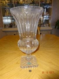 Antique glass vase
