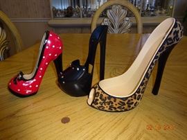 Decorative high heal shoe pieces