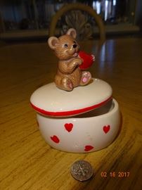 Hand-painted candy bowl