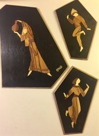 Folk Art Olivewood Plaques from Israel