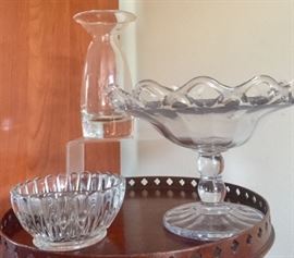 Glassware from Contemporary to 1940's Vintage Pieces