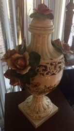 Large Capodimonte Urn