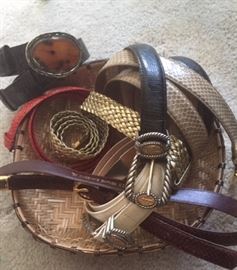 Ladies Belts in Snakeskin, Leather, Michael Kors & More