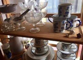 Dansk Dinnerware, Dansk Cup & Saucer Sets, Mugs, Dessert Dishes