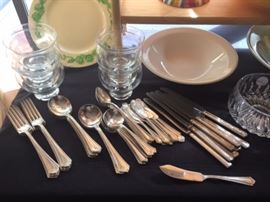 Silverplate Service for 8, Shrimp Cocktail Dbl. Sets