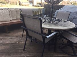 Patio Set and Plant Accessories