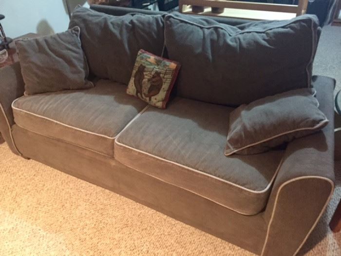 Ikea Slip Cover couch......in Charcoal Grey.....Cover in very good condition.....and you can buy slip covers to change up the look!