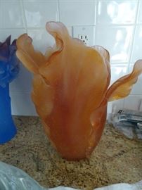 Daum Pate de Vere Glass Vase