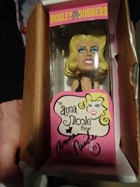 Autographed Anna Nicole Bobber Head