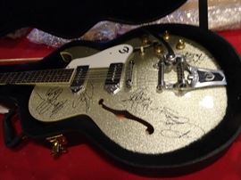 Guitar signed Back Street Boys