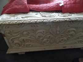 Carved chest