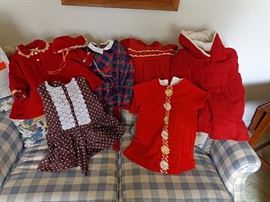 Big selection of vintage kids clothes