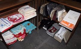 Very nice vintage linen and vintage clothing accessories