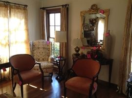 The orange chairs are no longer available 