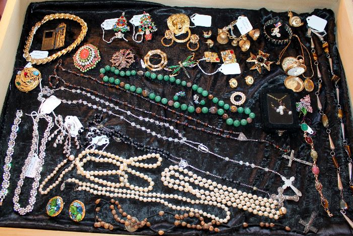 A lot of this has sold, but we still have some costume jewelry left.