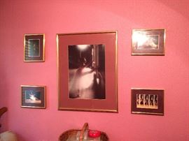 Set of Ballerina Matted and Framed Prints
