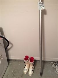 6 foot Forespar for sailboat, ladies' ski boots