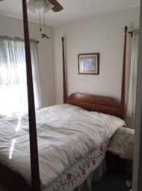 Four poster bed