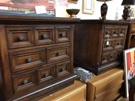 One of multiple pairs of nightstands