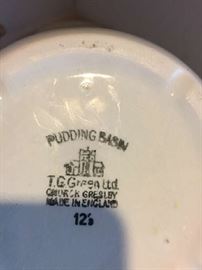 Vintage T. G. Green LTD Church Cresly 12's Pudding Basin