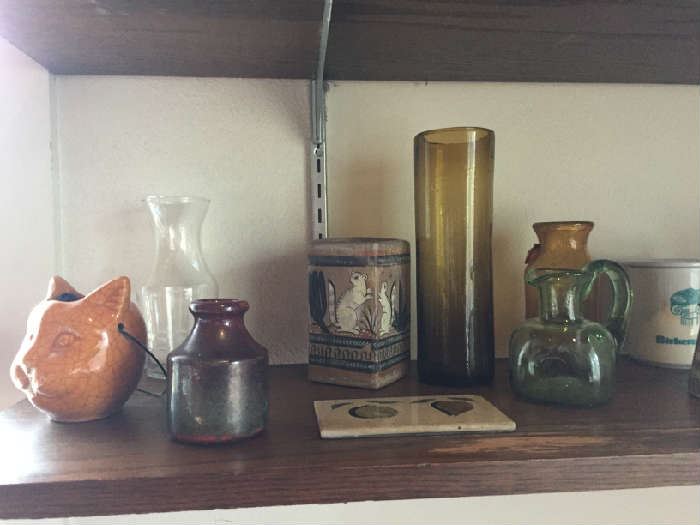 Pottery and Blown Glass