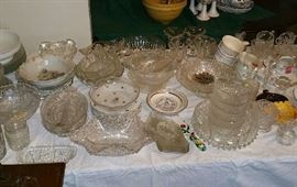 Vintage Crystal & Pressed Glass