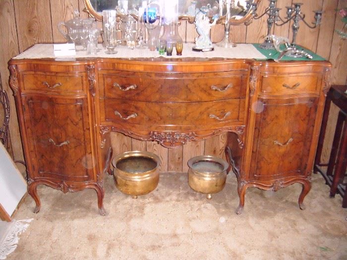 1920's Rockford Furniture, Country French Style,  sideboard