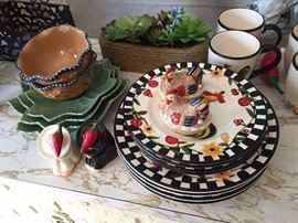 Themed Dishes and Salt and Pepper shakers