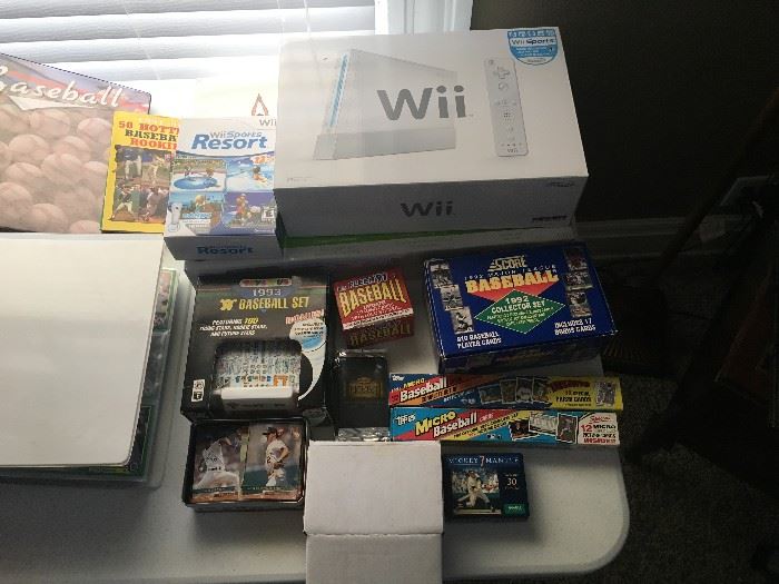 More baseball cards and Wii