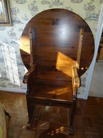 Ethan Allen Chair/Table