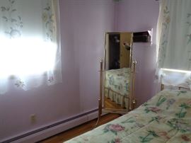 Brass full standing Mirror