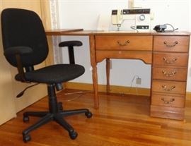 Bedroom #3 Vintage Singer Sewing Cabinet. Model 6235