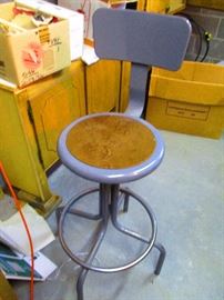 Vintage draftsman stool