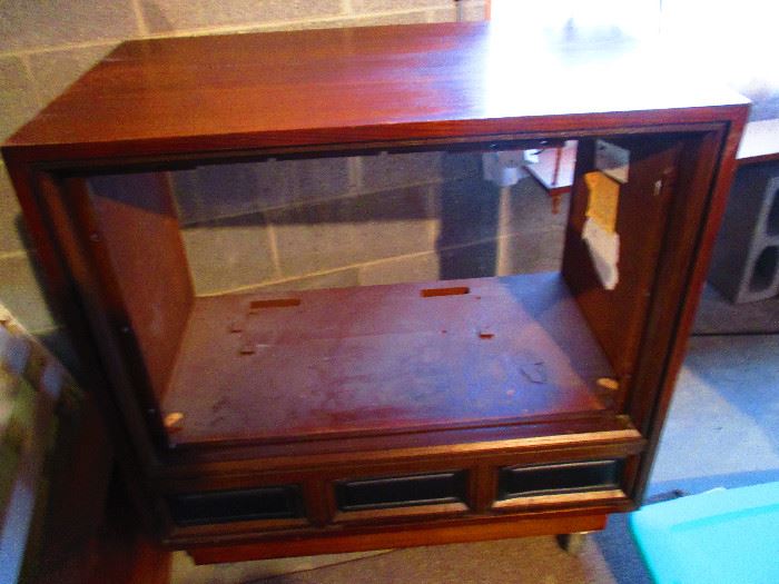 Empty T.V. cabinet ((good for inside doggie bed)