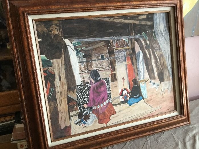 Nice oil signed oil painting