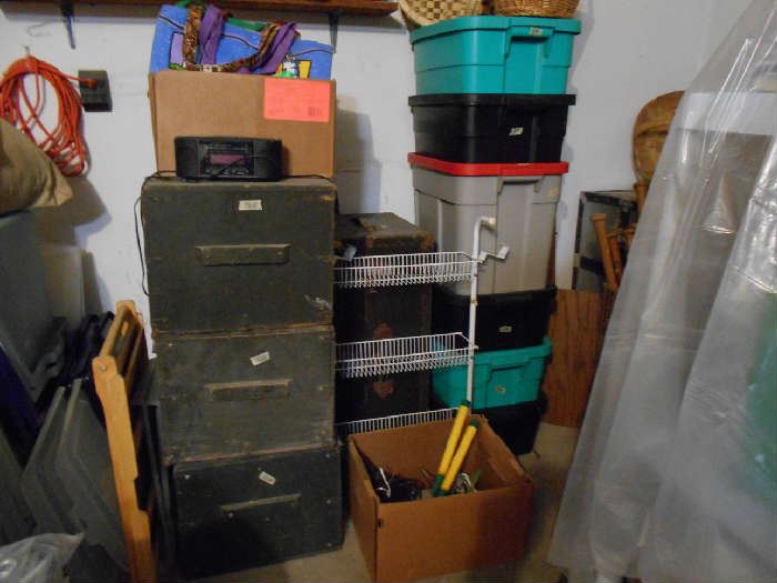 trunks, containers, etc.
