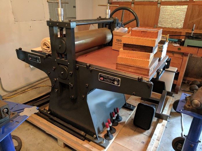 American French Tool, Conrad Machine Company Etching Press