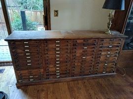 Letter Press Cabinet