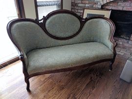 Victorian Camel Back Sofa