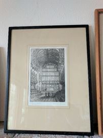Antique Etching