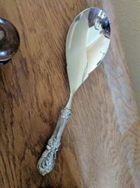 Sterling handled serving spoon