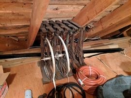 Antique Cast Iron Pub Table Legs