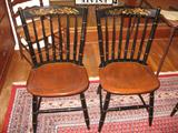 A pair of Hitchcock Side Chairs