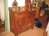 An antique washstand