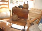 An early school house desk
